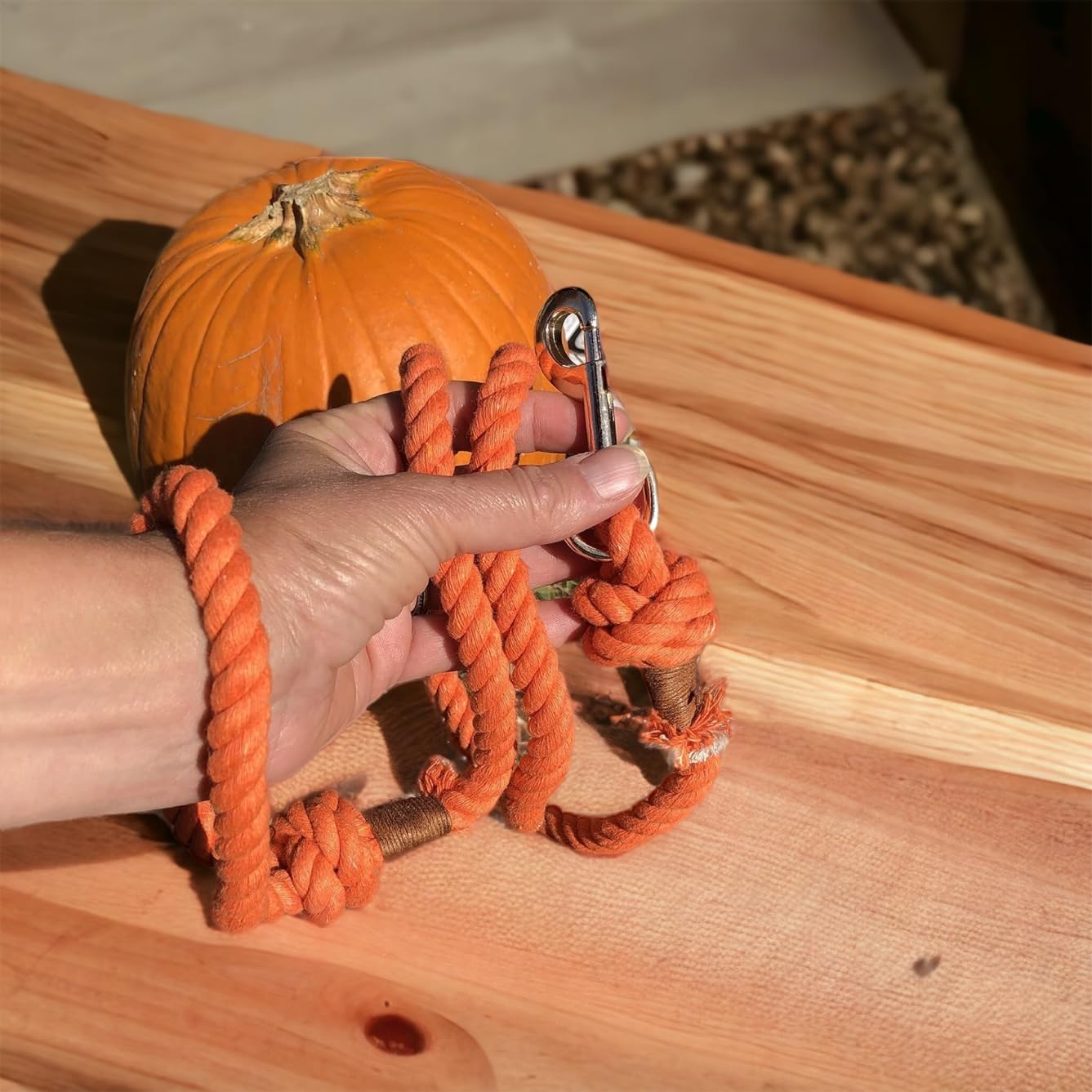 Orange Boho Chic Style Leash - Glow Pups