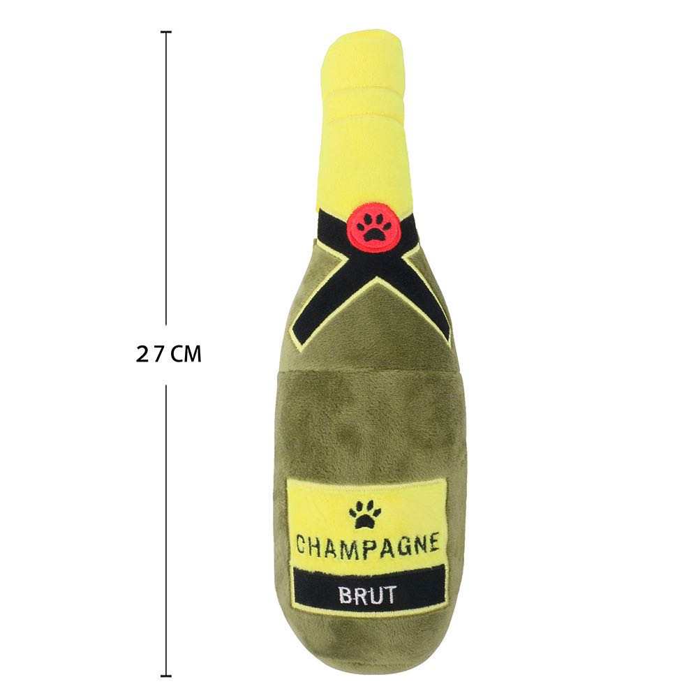 Champagne Bottle Dog Toy - Glow Pups