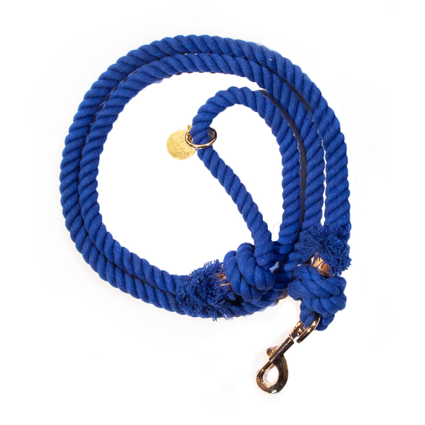 Blue Boho Chic Ombre Rope Leash - Glow Pups