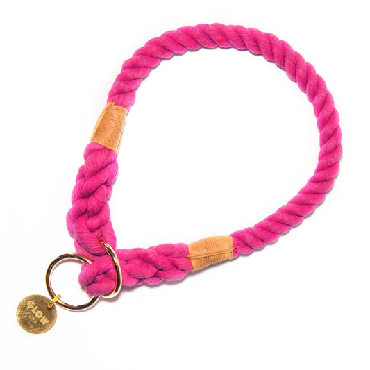Magenta Boho Chic Slip Collar - Glow Pups