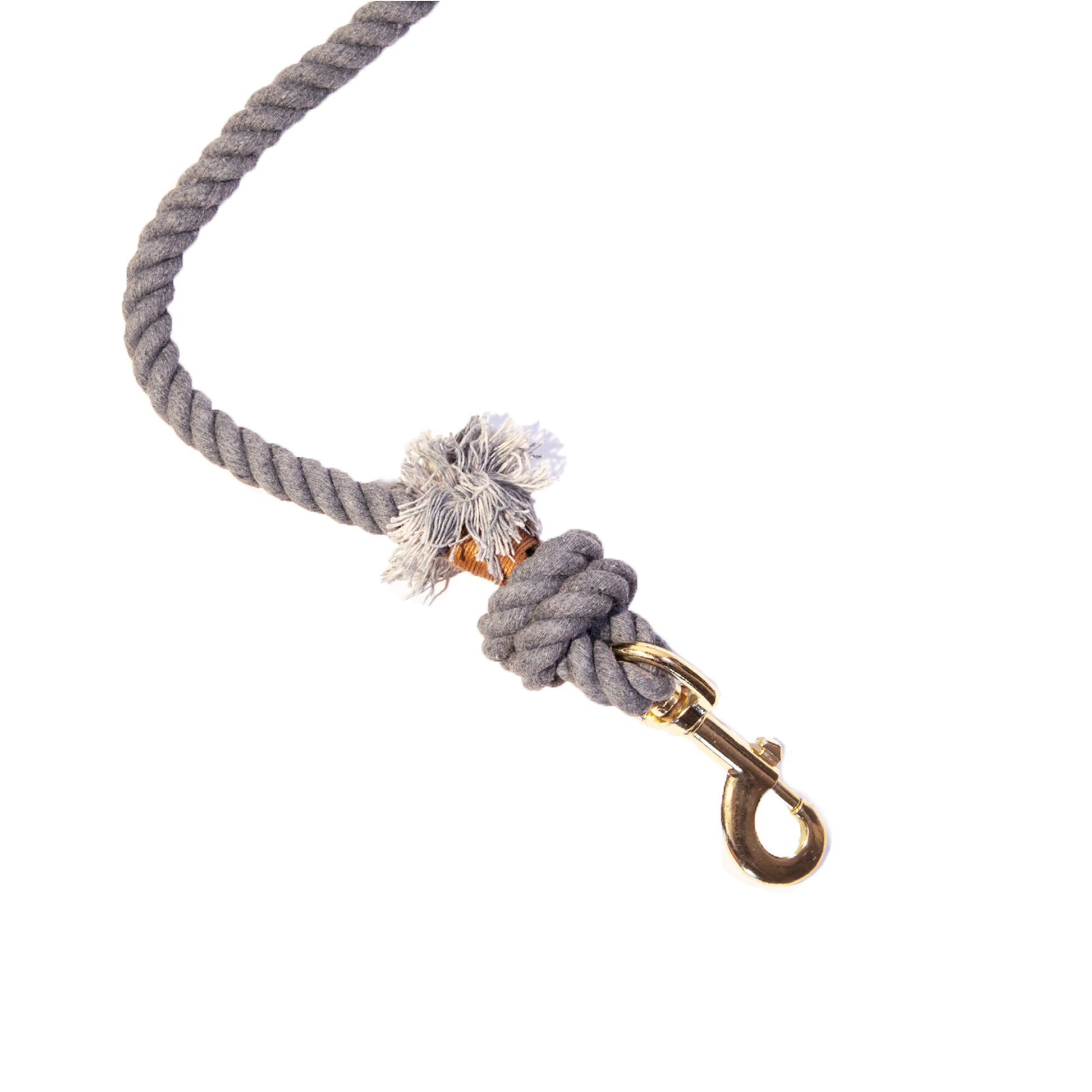 Grey Boho Chic Style Rope Leash - Glow Pups