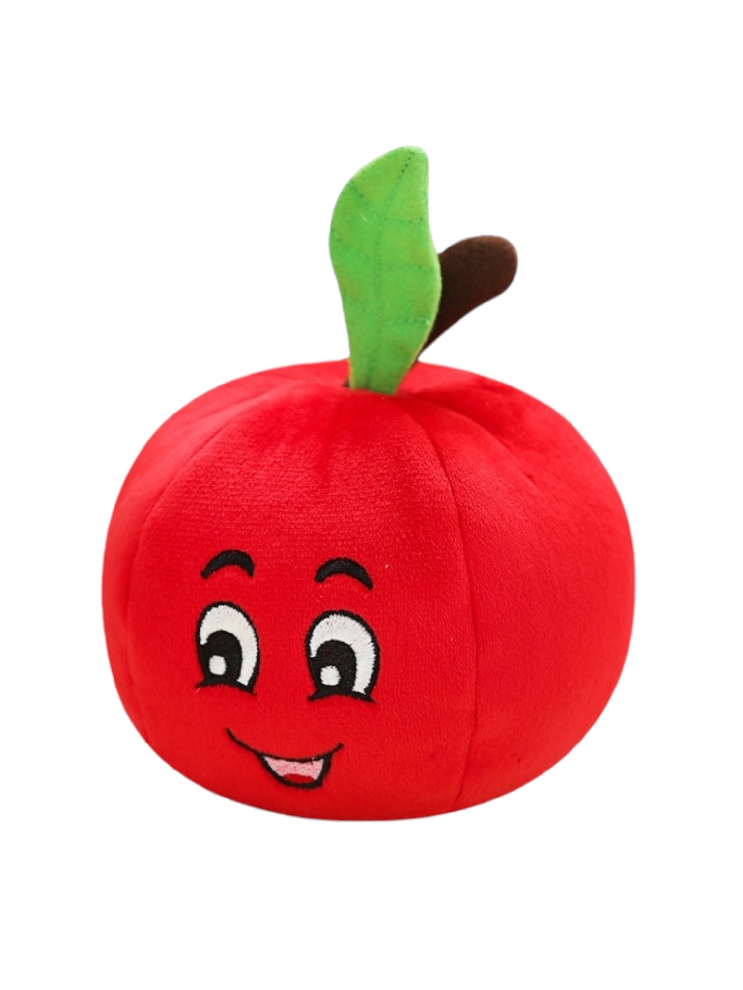 Tomato Plush Dog Toy with Squeaker - Glow Pups