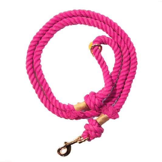 Magenta Boho Chic Dog Leash - Glow Pups