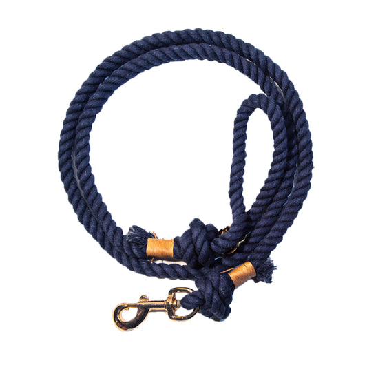 Navy Blue Boho Chic Style Leash - Glow Pups