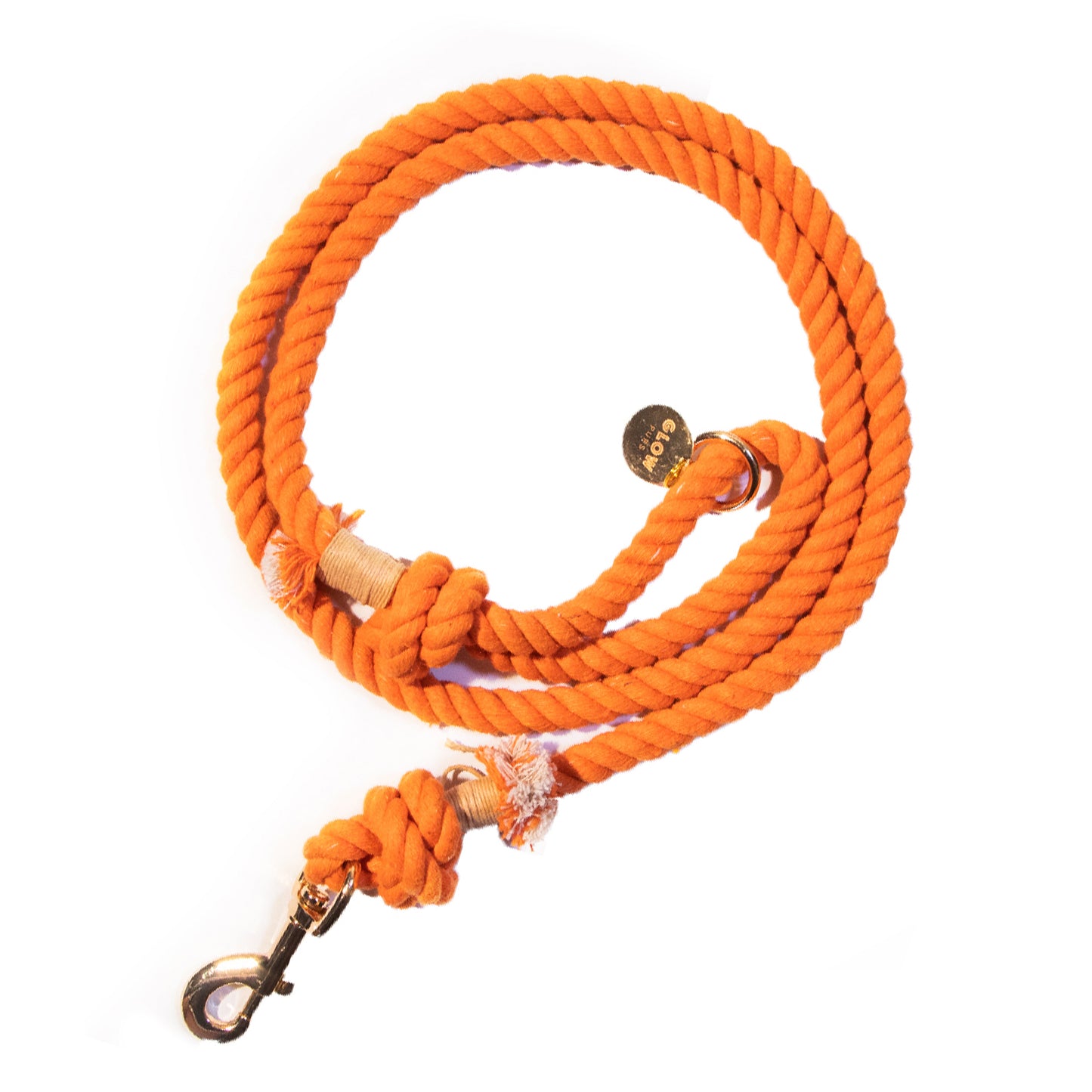 Orange Boho Chic Style Leash - Glow Pups