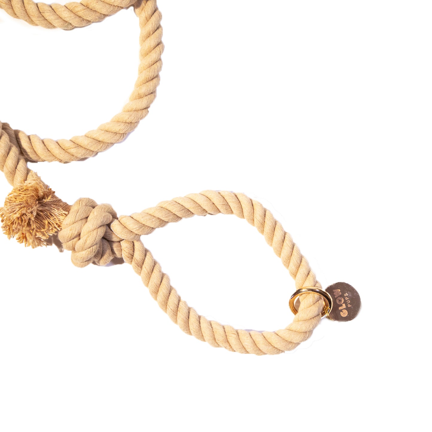 Tan Boho Chic Style Leash - Glow Pups