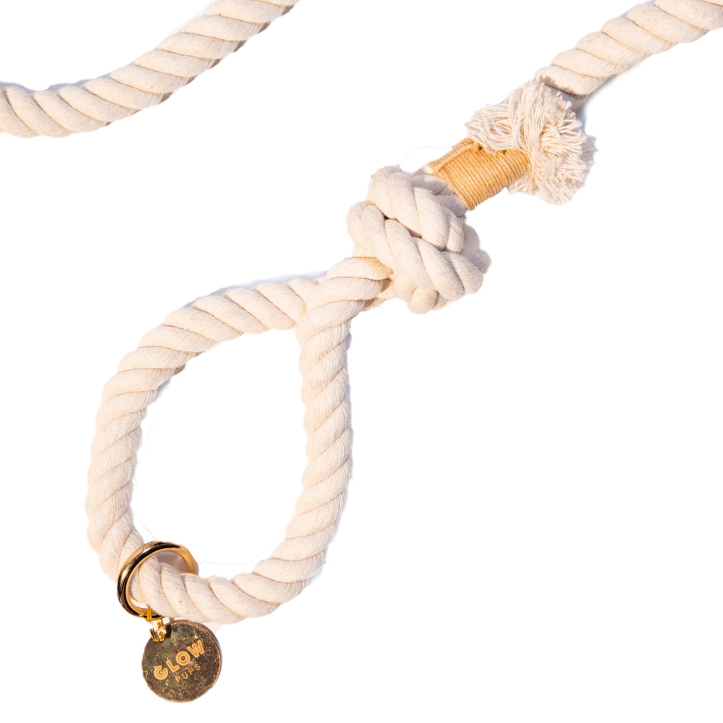 White Boho Wedding Chic Style Leash - Glow Pups