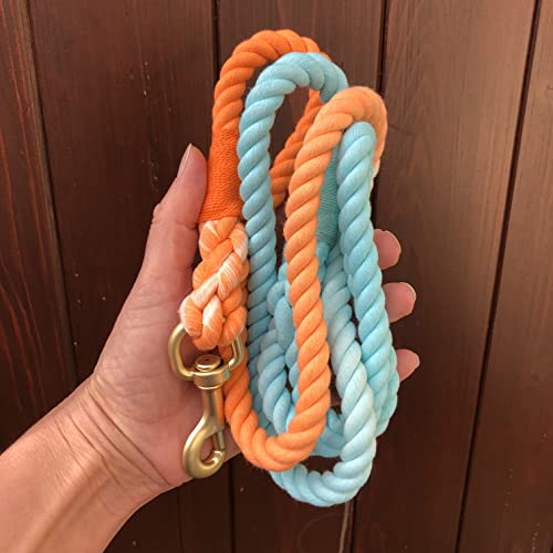 Sunset Wave Tie Dye Dog Leash - Glow Pups