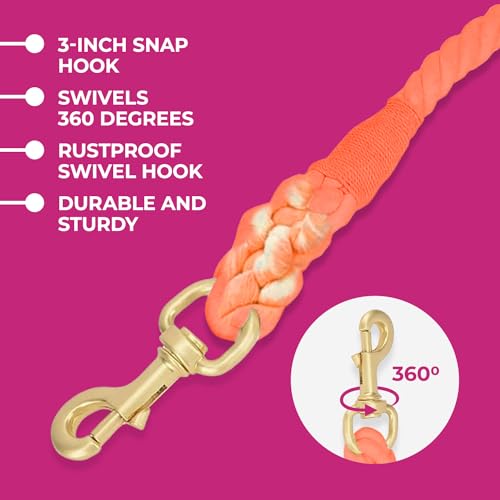 Sunset Wave Tie Dye Dog Leash - Glow Pups