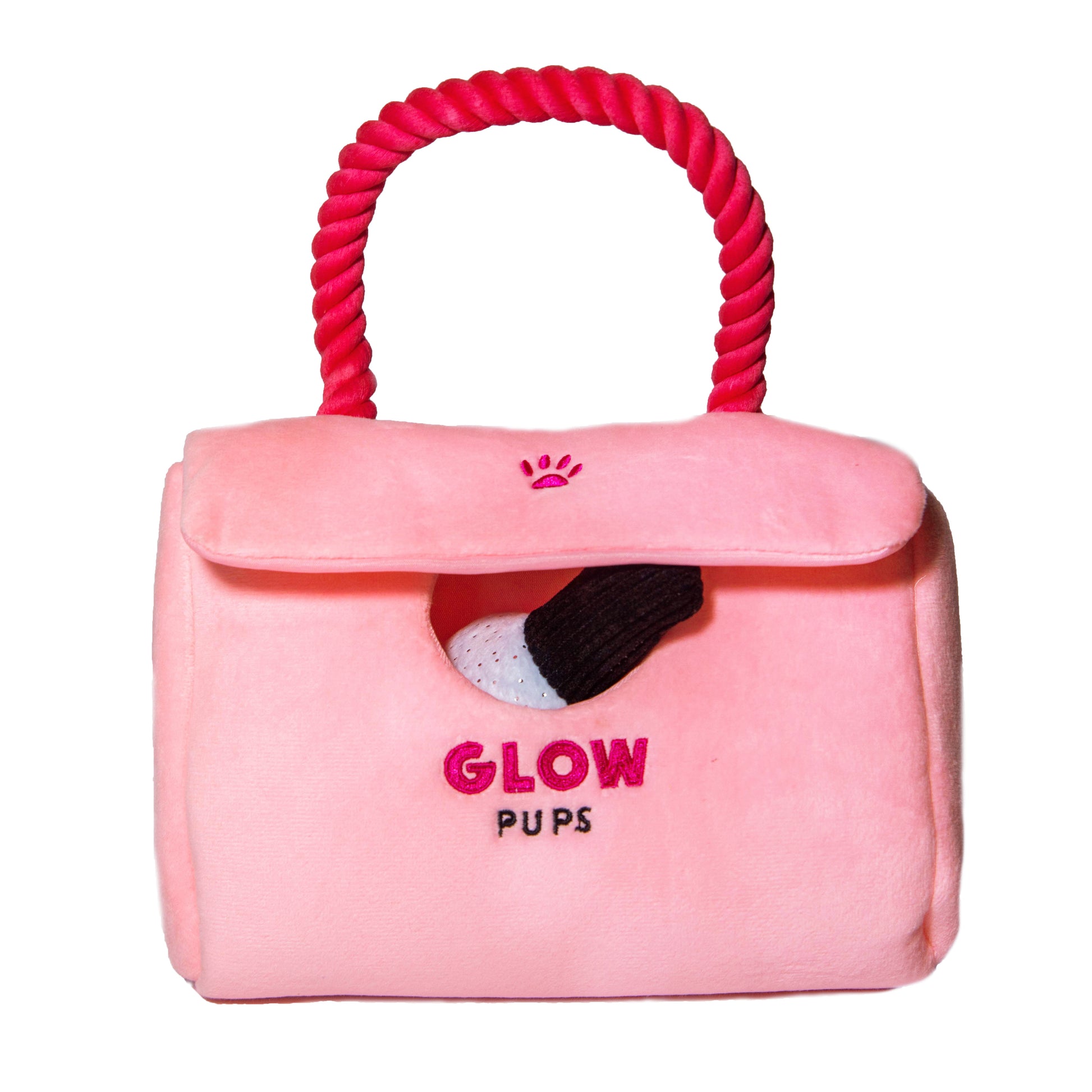 Plush Pink Hide-and-Seek Purse - Glow Pups