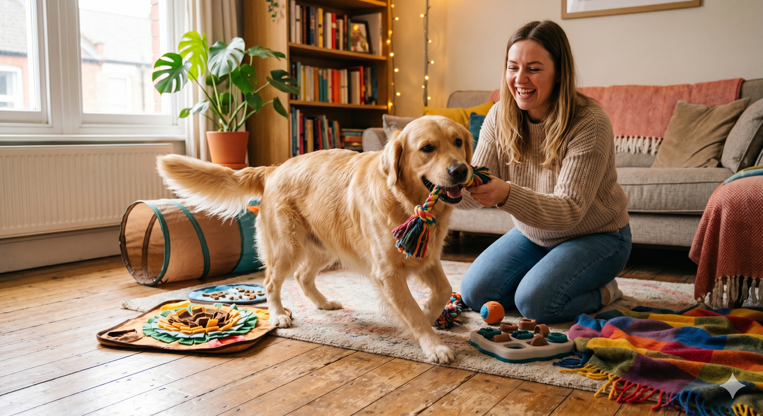 How to Keep Your Dog Active Indoors