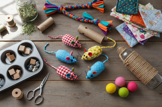 Handmade Toys for Pets: DIY Catnip Mice, Treat Dispensers & More
