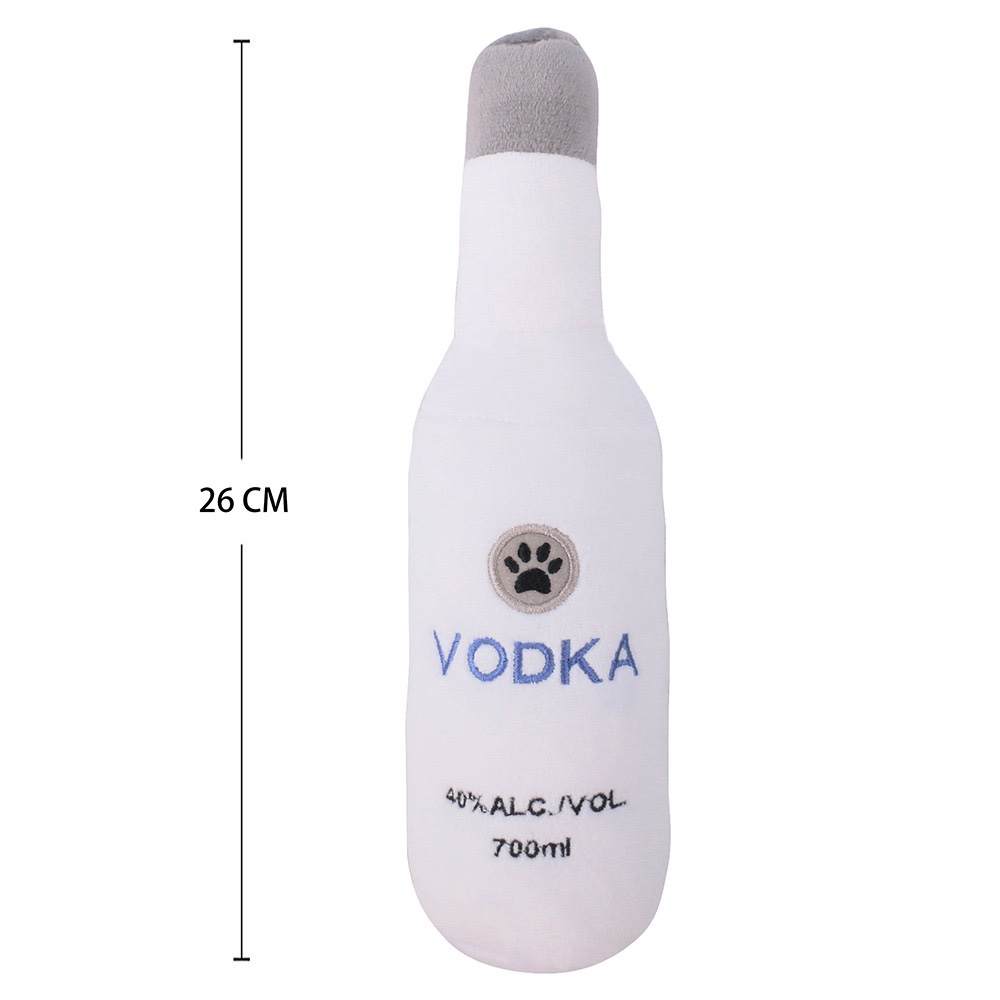 Squeaky Fun Alcohol Parody Dog Toys by Glow Pups