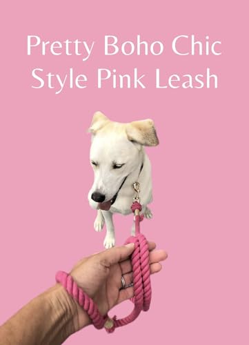 Magenta Pink Boho Chic Dog Leash