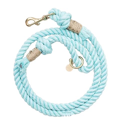 Light Blue Boho Chic Style Rope Leash