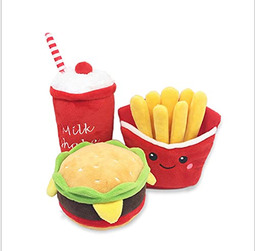 Doggy Bag with Fast Food Dog Toys - Glow Pups