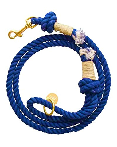Boho Blue Ombre Rope Leash