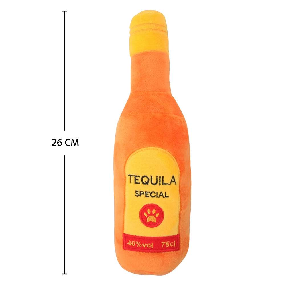 Squeaky Fun Alcohol Parody Dog Toys by Glow Pups