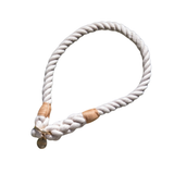 Coastal Chic Cotton Rope Collar - Glow Pups by Glow Pups