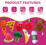 Watermelon Squeaky Dog Toy 2 Pack - Glow Pups by Glow Pups