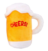 Squeaky Fun Alcohol Parody Dog Toys by Glow Pups