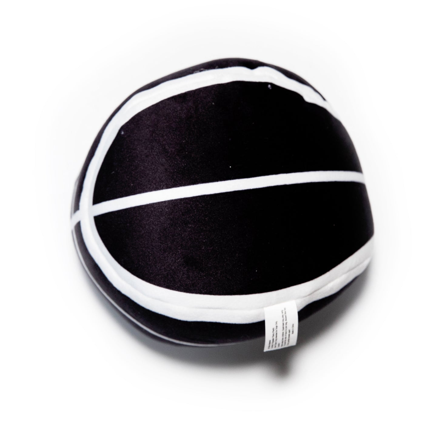 Glow Pups Plush Basketball Dog Toy with Squeaker, Black and White by Glow Pups
