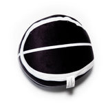Glow Pups Plush Basketball Dog Toy with Squeaker, Black and White by Glow Pups