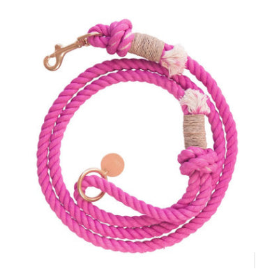 Fuchsia Boho Chic Dog Leash