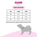 Black Stylish Rope Slip Collar - Glow Pups by Glow Pups