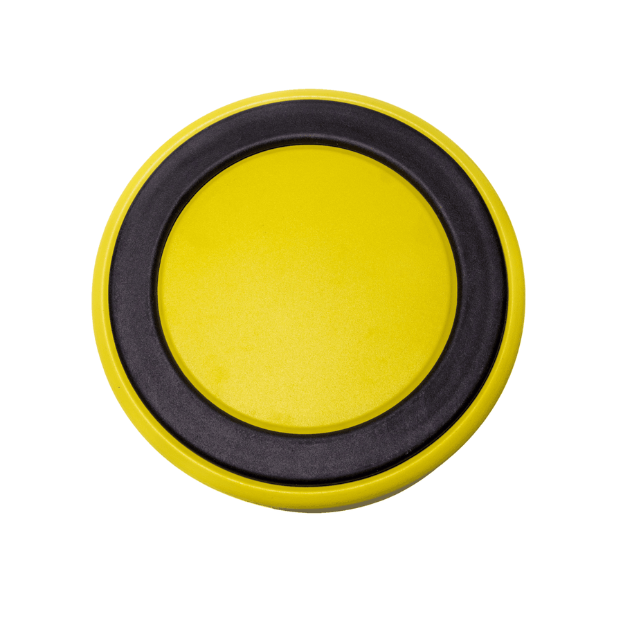 Sunshine Yellow Stainless Steel Dog Bowl 32oz and 64oz Vacuum Insulated Keeps Water Cool and Stable No Slip Design by Glow Pups