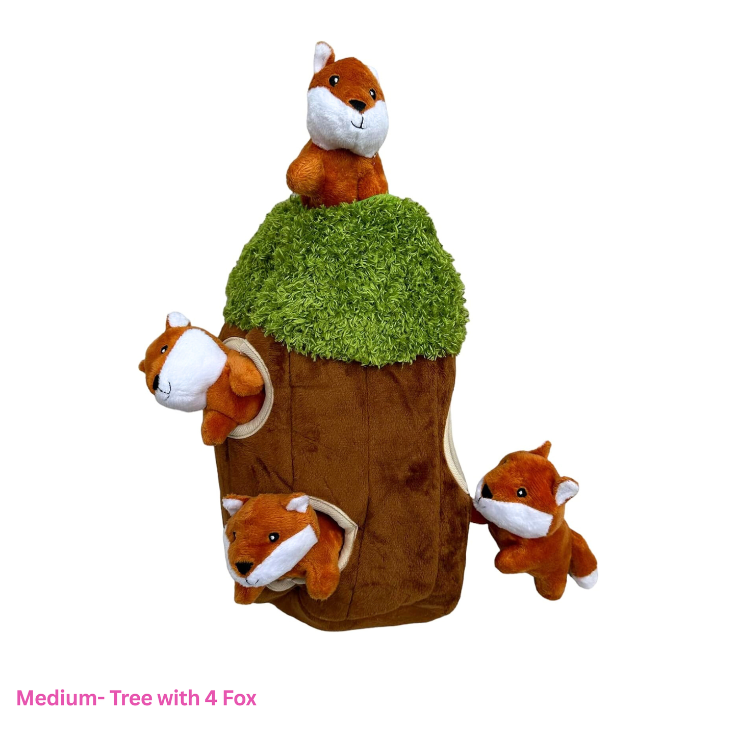 Hide and Seek Tree with Animals - Dog Toy (Different Designs and Sizes)