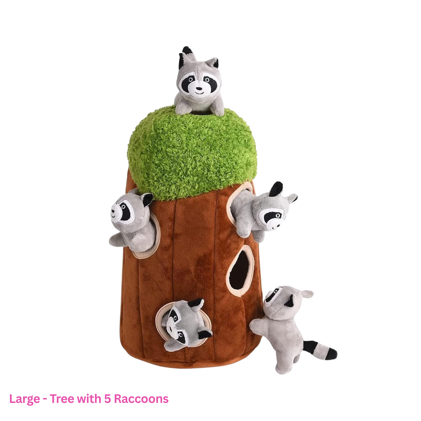 Hide and Seek Tree with Animals - Dog Toy (Different Designs and Sizes)