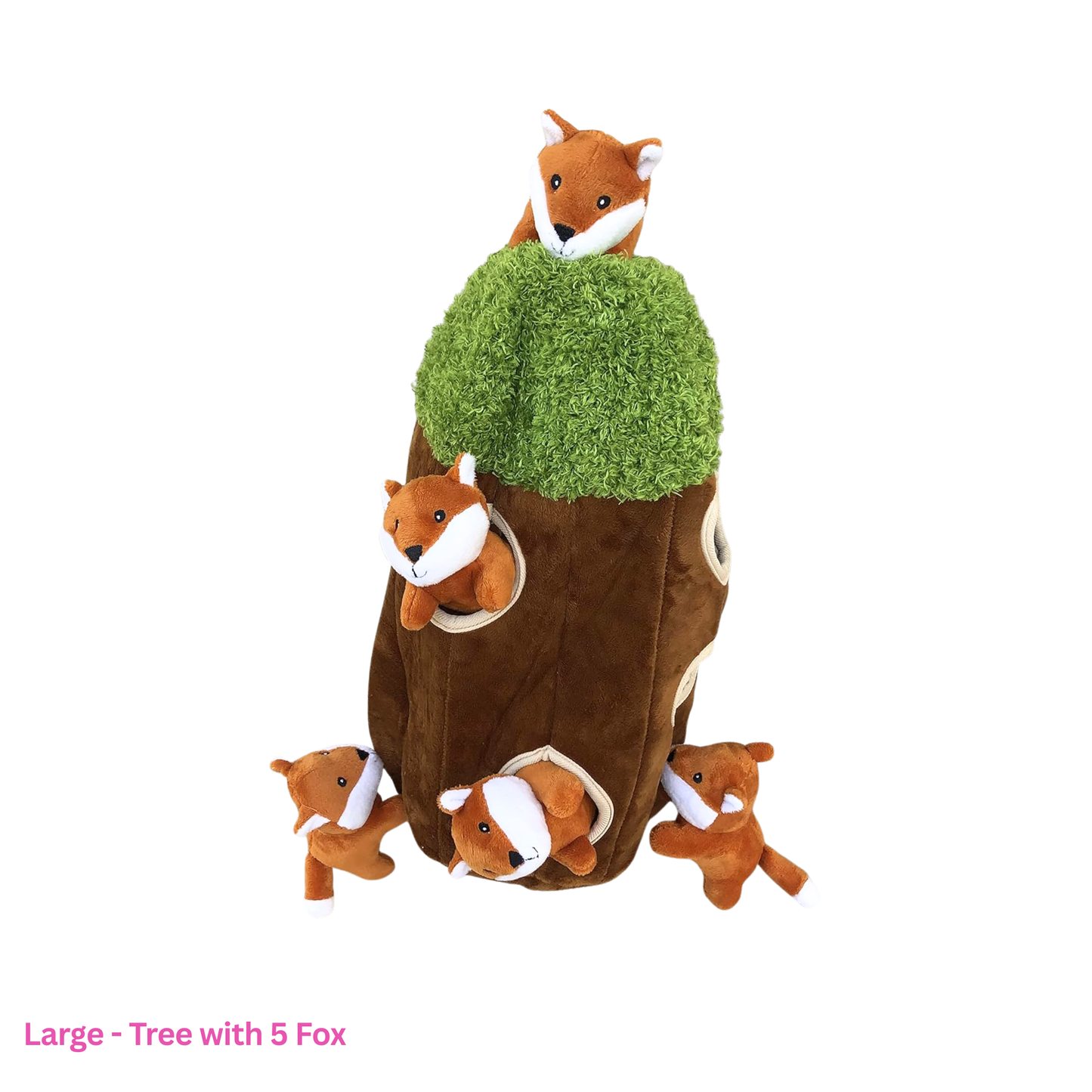 Hide and Seek Tree with Animals - Dog Toy (Different Designs and Sizes)