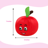 Tomato Squeaky Dog Toy - Glow Pups by Glow Pups