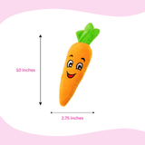Carrot Squeaky Dog Toy - Glow Pups by Glow Pups