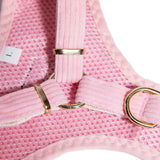 Light Pink Harness with Gold Buckle - Glow Pups by Glow Pups