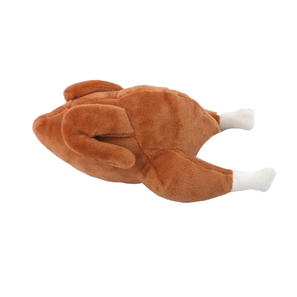 Thanksgiving Squeaky Plush Turkey Dog Toy