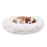Ultra-Soft Luxe Faux Rabbit Fur Dog Bed by Glow Pups
