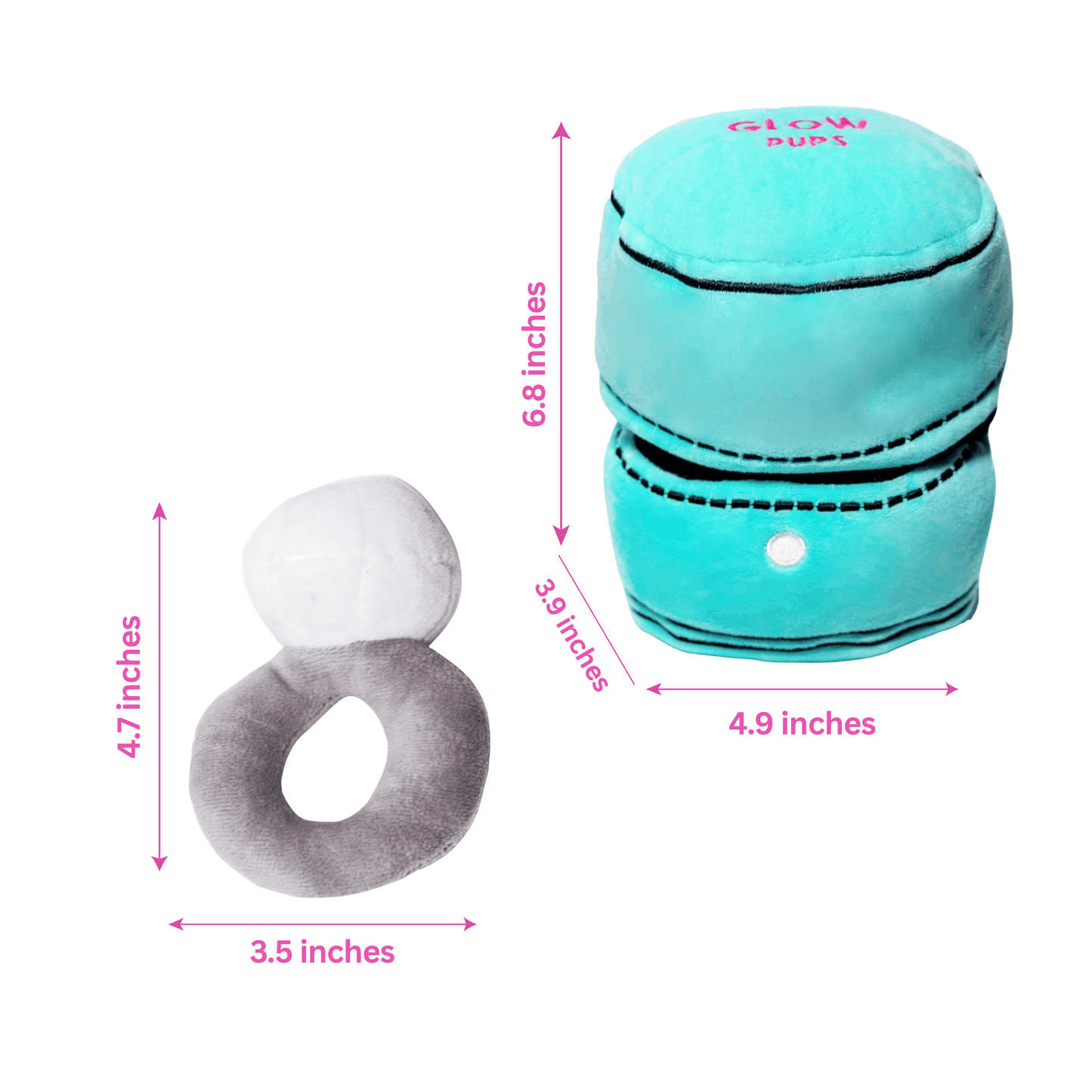 Squeaky Engagement Ring Dog Toy - Glow Pups by Glow Pups