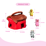 Hide and Seek Barnyard Dog Toy - Glow Pups by Glow Pups