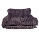 Glow Pups Faux Rabbit Fur Sofa Dog Bed Orthopedic, Dark Grey by Glow Pups
