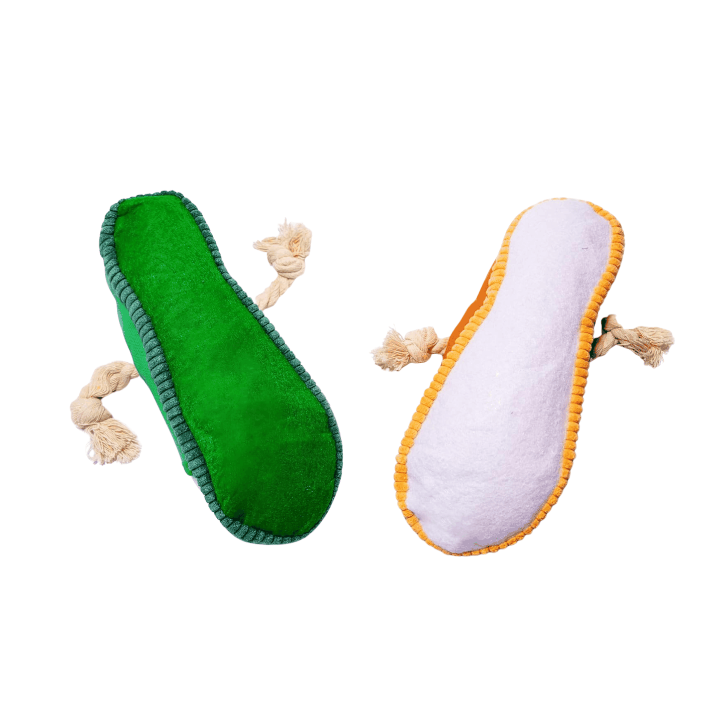 Squeaky Shoes with Lace Dog Toys 2 Packs - Glow Pups by Glow Pups