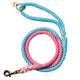 Pink and Blue Tie Dye Dog Leash - Glow Pups by Glow Pups