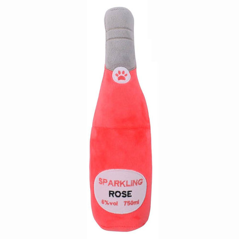 Sparkling Rose Wine Dog Toy