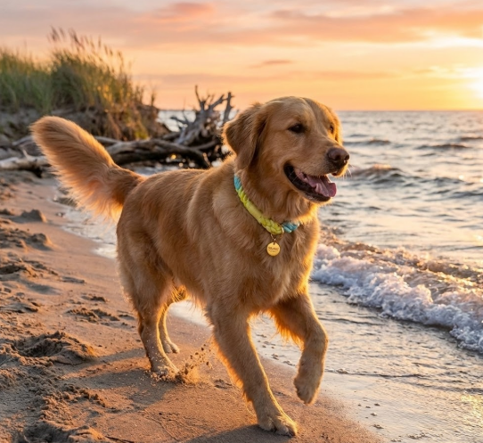 Sunshine Waves Tie Dye Slip Collar - Glow Pups