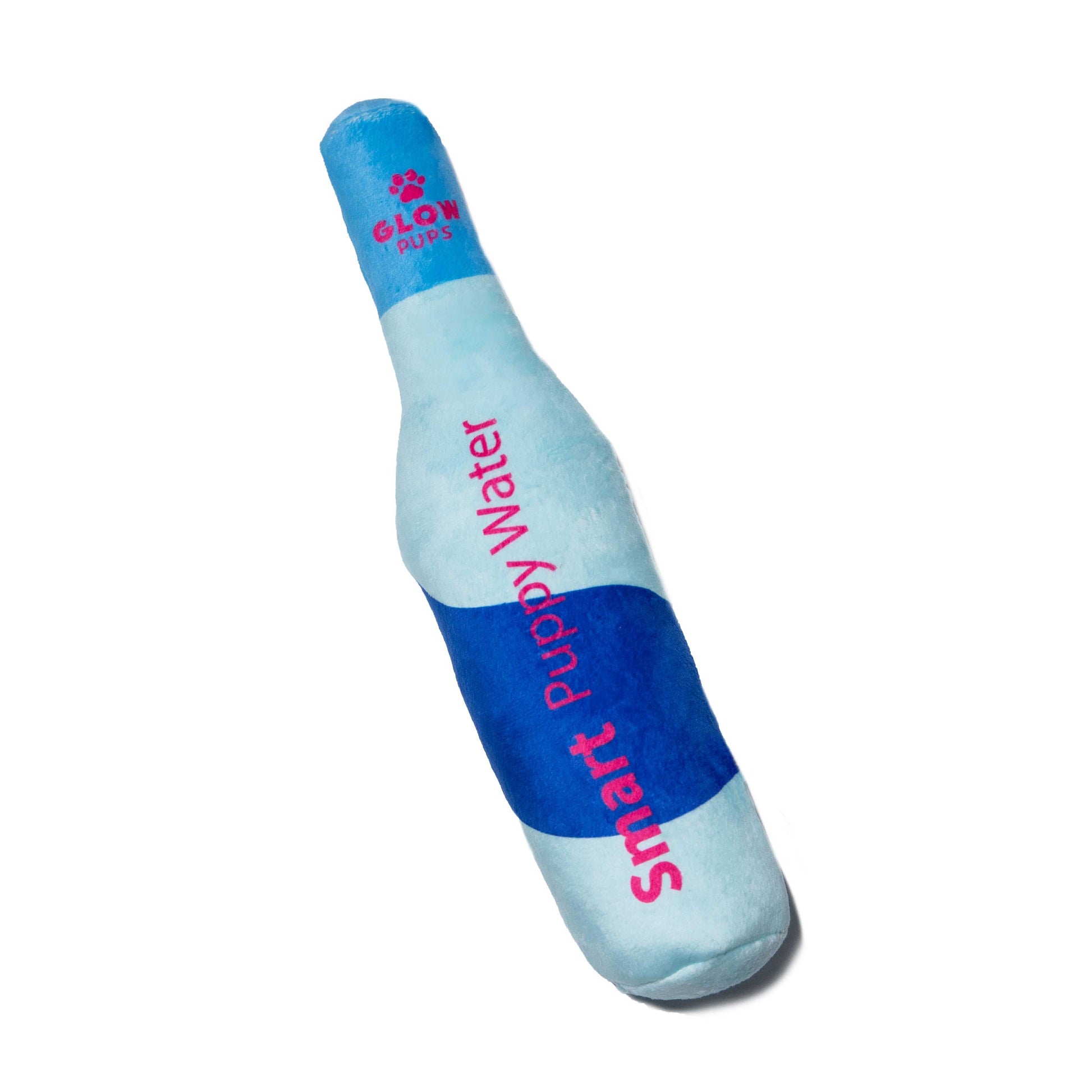 Squeaky Water Bottle Plush Dog Toy- Glow Pups by Glow Pups