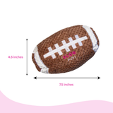 Squeaky Football Dog Toy - Glow Pups by Glow Pups