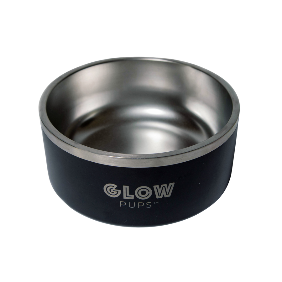 Vacuum Insulated Stainless Steel Dog Bowls With Double Walled Design Keep Water Cold Longer by Glow Pups