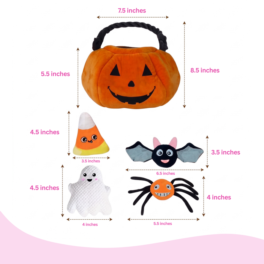 Halloween Jack O Lantern Hide and Seek Dog Toy - Glow Pups by Glow Pups