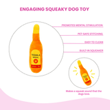 Squeaky Tequila Plush Dog Toy - Glow Pups by Glow Pups